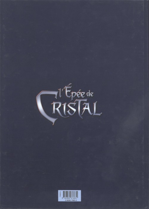 Verso de l'album L'Épée de Cristal L'Intégrale