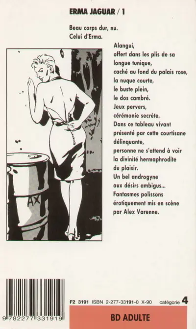 Verso de l'album Erma Jaguar Tome 1