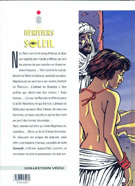 Verso de l'album Les Héritiers du soleil Tome 4 Noir l'amour