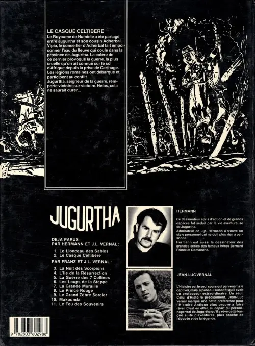Verso de l'album Jugurtha Tome 2 Le casque celtibère