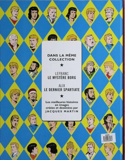 Verso de l'album Lefranc Tome 3 Le mystère Borg