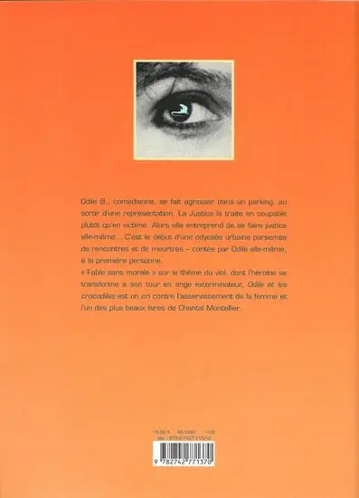 Verso de l'album Odile et les crocodiles
