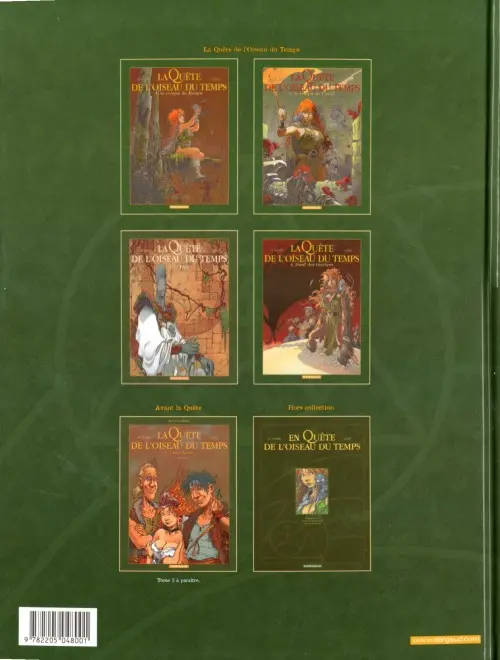 Verso de l'album La Quête de l'oiseau du temps Tome 1 La conque de Ramor