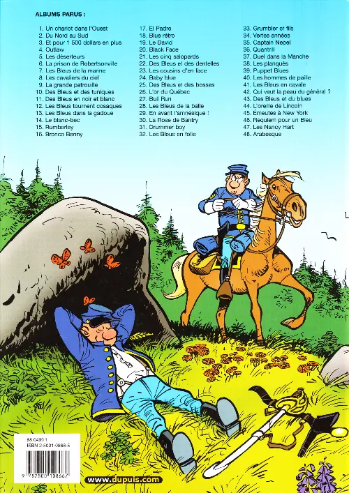 Verso de l'album Les Tuniques Bleues Tome 9 la grande patrouille