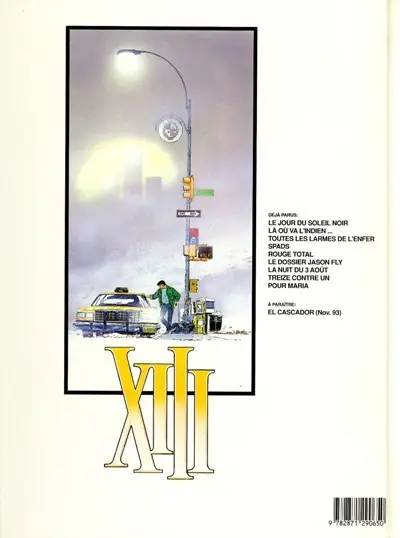 Verso de l'album XIII Tome 8 Treize contre un