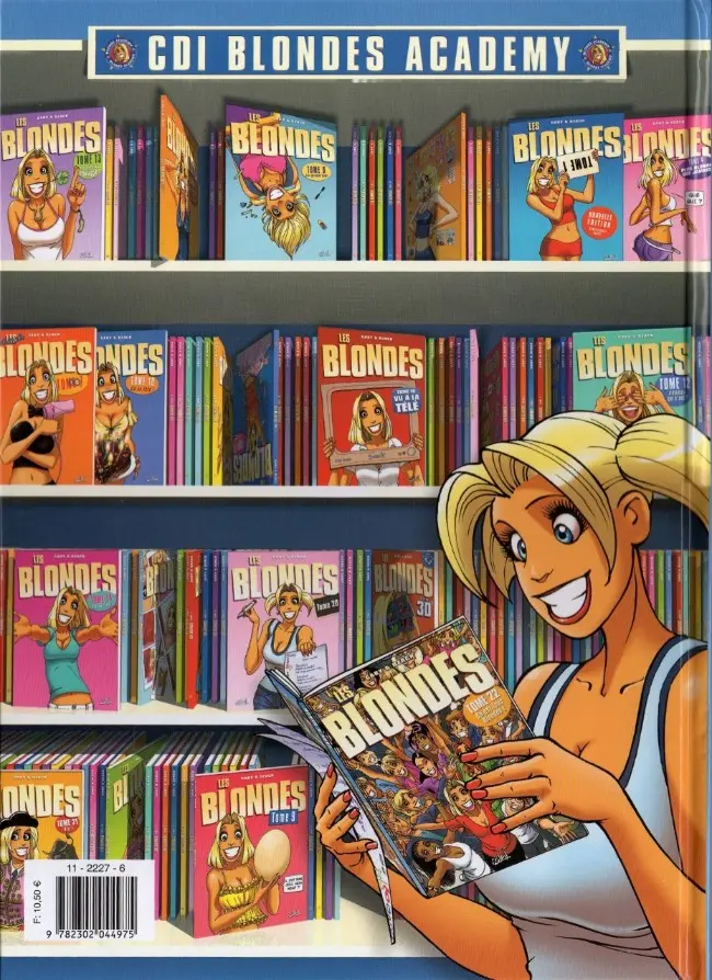 Verso de l'album Les Blondes Tome 22 On est toutes blondes !