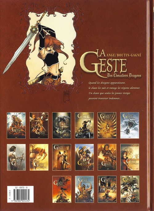 Verso de l'album La Geste des Chevaliers Dragons Tome 15 L'Ennemi