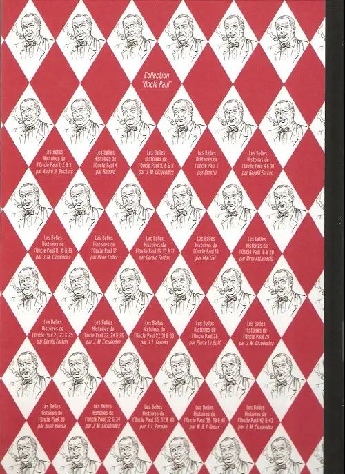Verso de l'album Les Belles histoires de l'Oncle Paul Tome 43