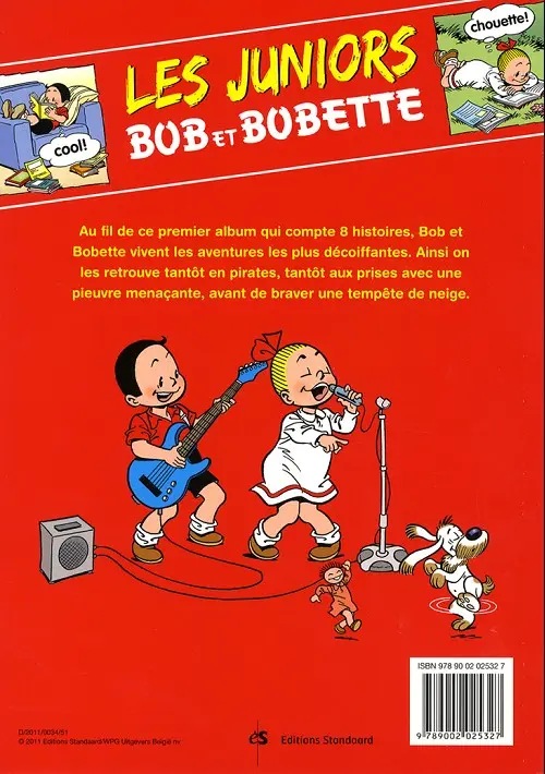 Verso de l'album Bob et Bobette (Les Juniors) Tome 1 Un an tout rond