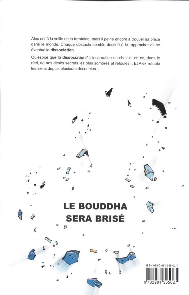 Verso de l'album Le Boudha brisé Chapitre 1