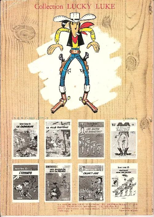 Verso de l'album Lucky Luke Tome 31 Tortillas pour les Dalton