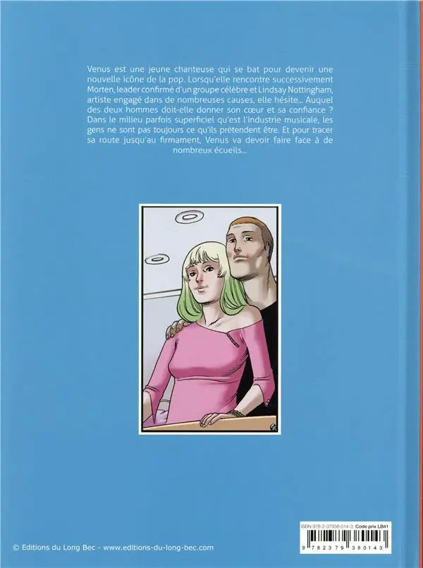 Verso de l'album Venus Pop