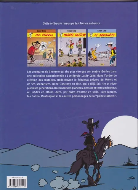 Verso de l'album Lucky Luke L'Intégrale Volume 23