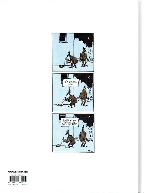 Verso de l'album Jack Palmer Tome 12 L'enquête corse
