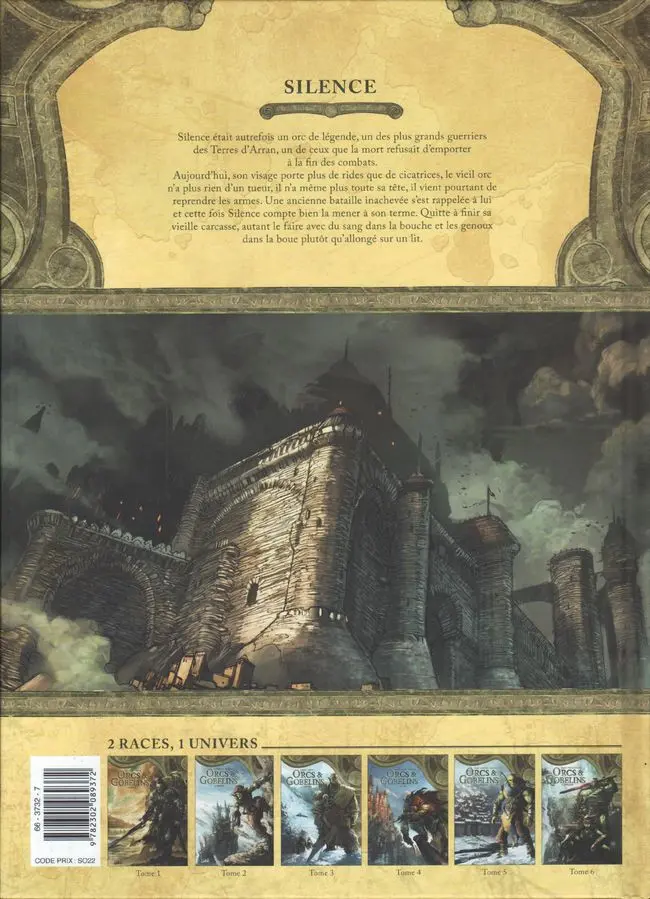 Verso de l'album Orcs & Gobelins Tome 9 Silence
