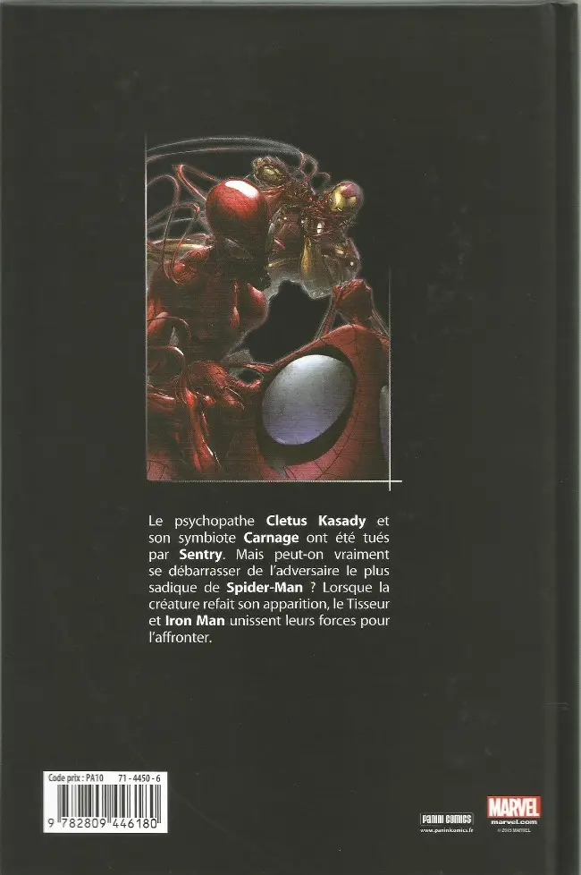 Verso de l'album Carnage - Une affaire de famille Une affaire de famille