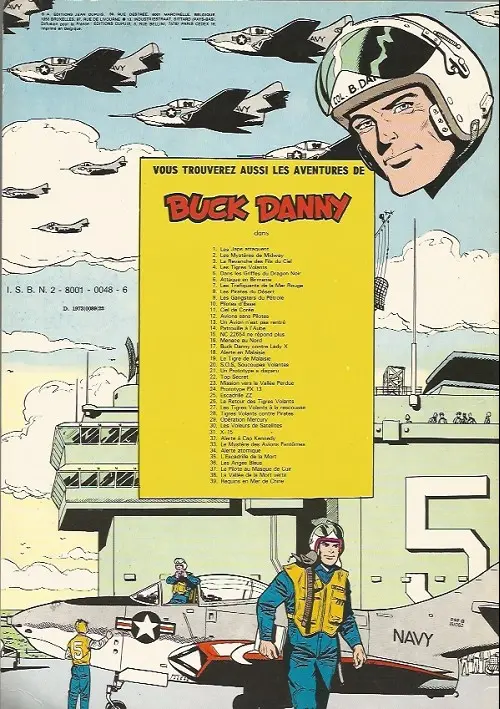 Verso de l'album Buck Danny Tome 11 Ciel de Corée