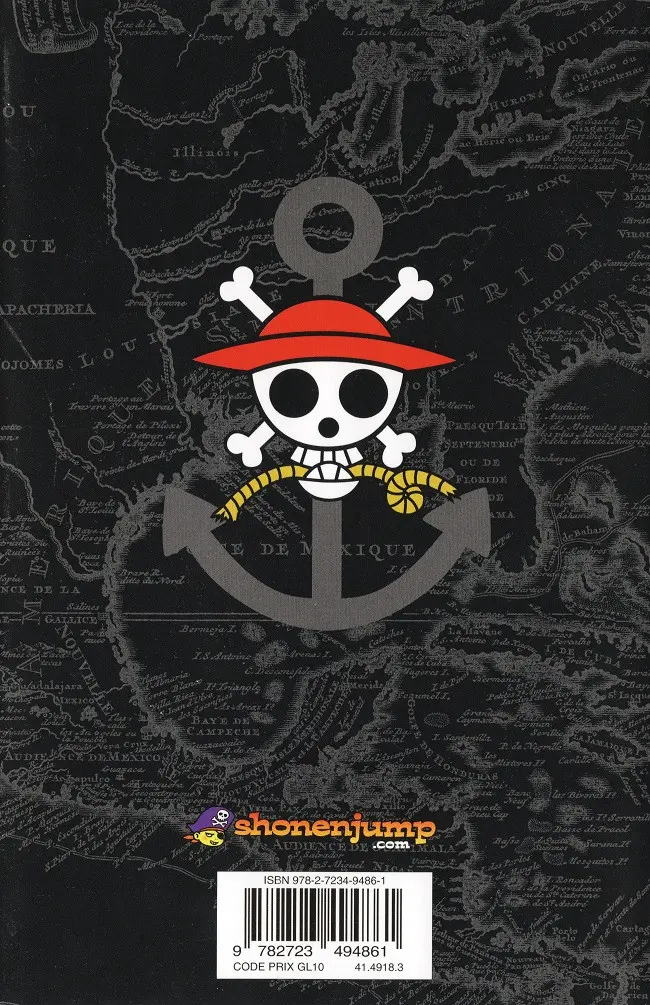 Verso de l'album One Piece Tome 30 Capriccio