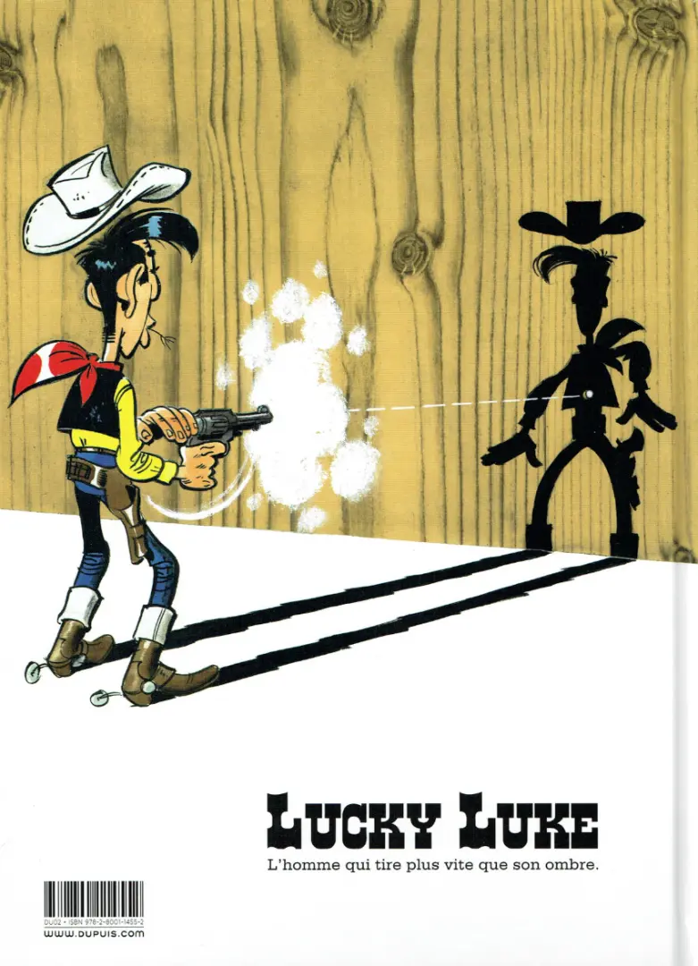 Verso de l'album Lucky Luke Tome 15 L'évasion des Dalton