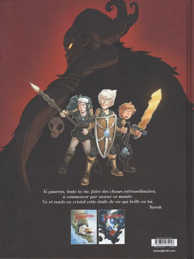Verso de l'album L'Aventure fantastique Tome 2 Le saphyrisme