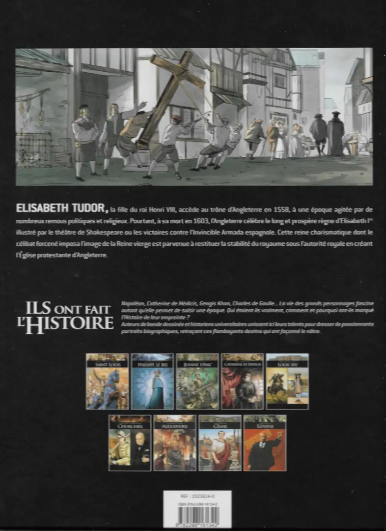 Verso de l'album Ils ont fait l'Histoire Tome 15 Elisabeth 1re