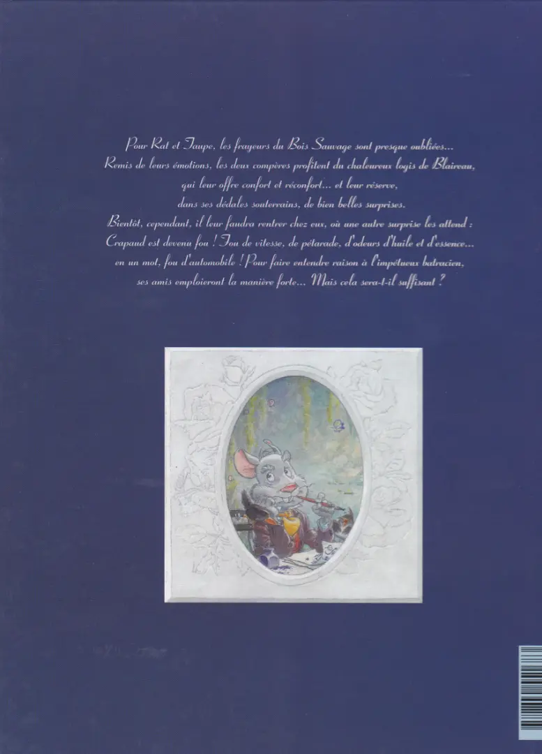 Verso de l'album Le Vent dans les Saules Tome 2 Auto, crapaud, blaireau