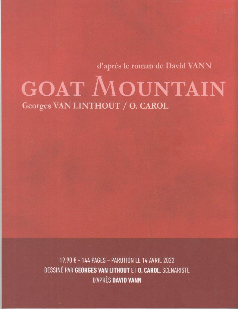 Verso de l'album Goat Mountain