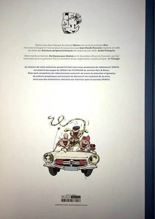 Verso de l'album Spirou et Fantasio Tome 21 Du glucose pour Noémie