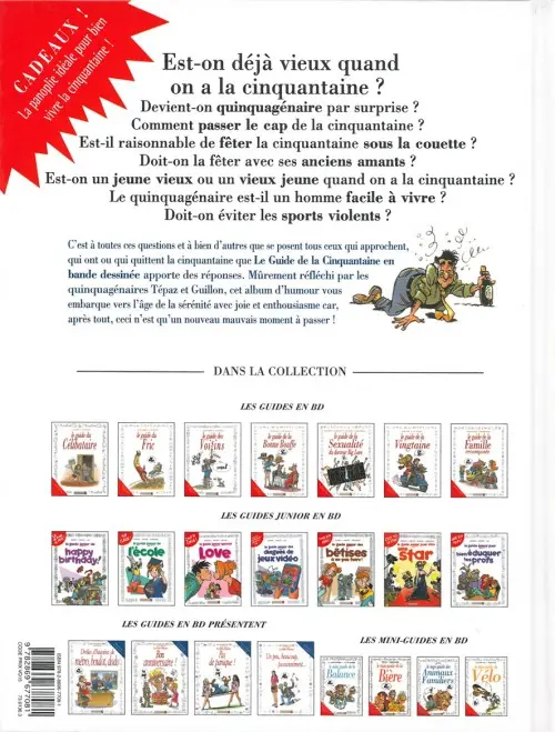 Verso de l'album Le Guide Tome 12 Le guide de la cinquantaine
