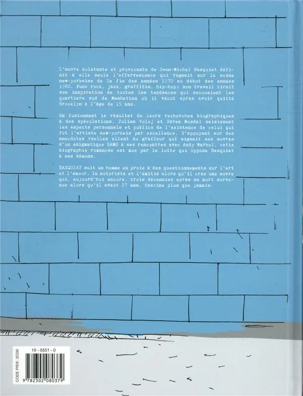 Verso de l'album Basquiat