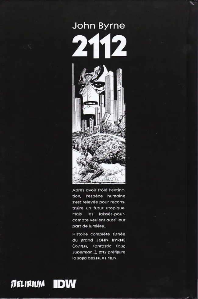 Verso de l'album 2112