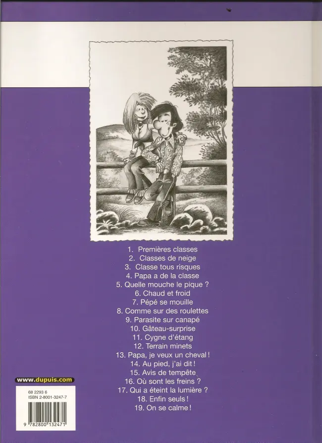 Verso de l'album Cédric Tome 16 Où sont les freins ?