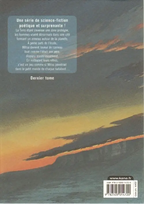 Verso de l'album La Cité Saturne Tome 7