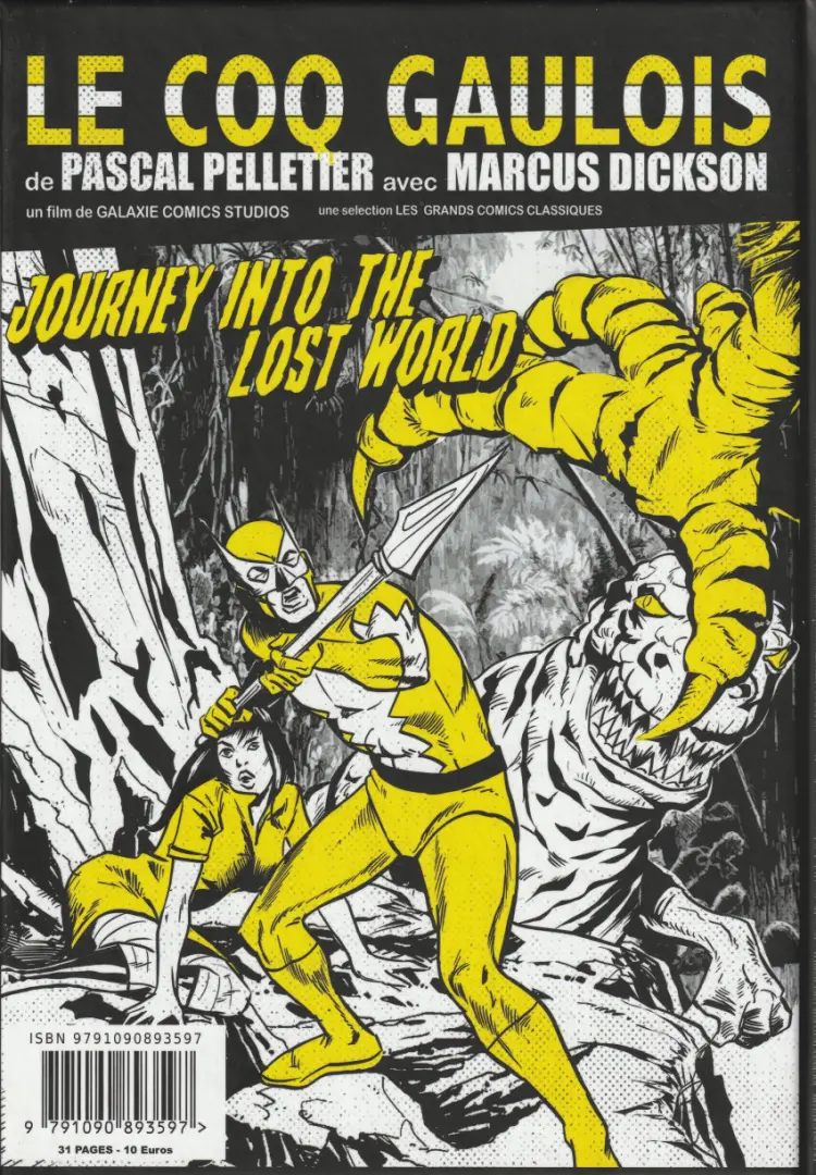 Verso de l'album Le Coq Gaulois 3 Journey into the lost word