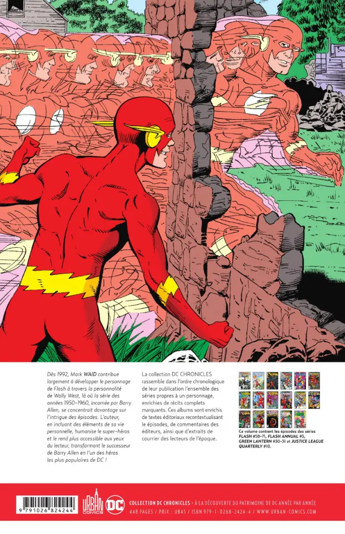 Verso de l'album The Flash Chronicles 1 1992