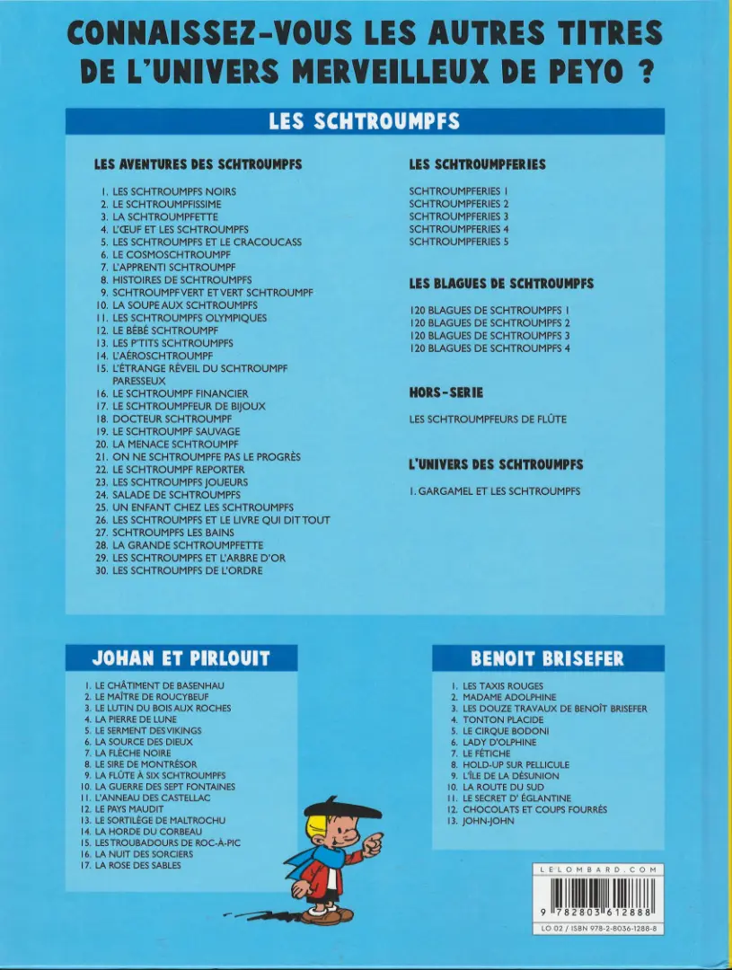 Verso de l'album Benoît Brisefer Tome 1 Les taxis rouges