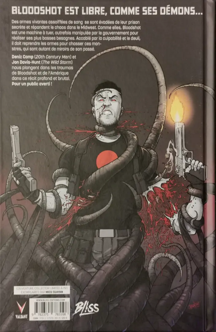 Verso de l'album Bloodshot Unleashed 1