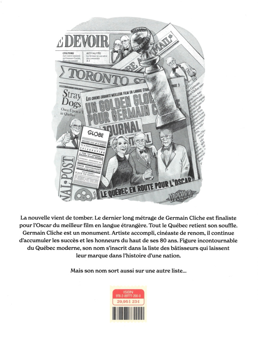 Verso de l'album Crue