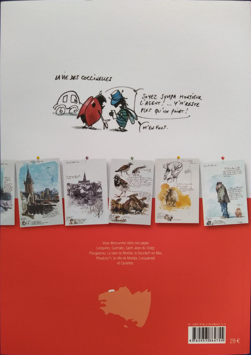Verso de l'album Une Bretagne par les contours Tome 6 De Locquirec à Carantec