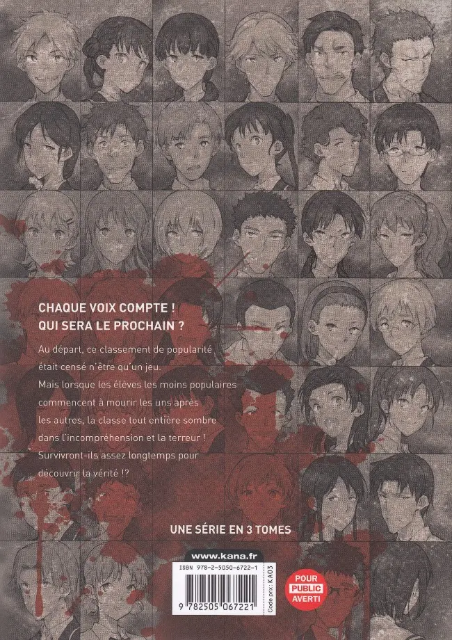 Verso de l'album Death's Choice Tome 1