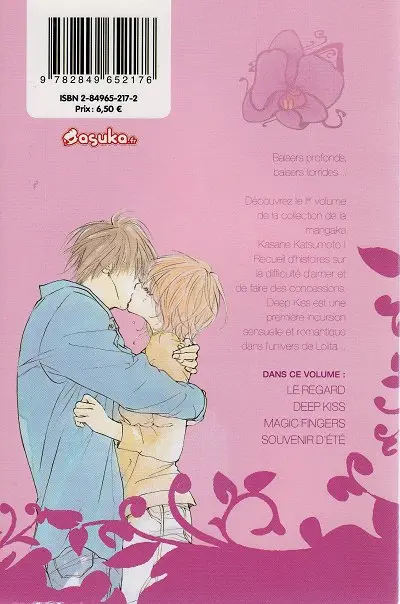 Verso de l'album Lolita 1 Deep kiss