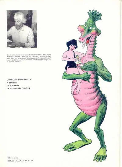 Verso de l'album Dracurella Tome 3 L'oncle de Dracurella