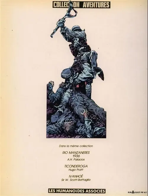 Verso de l'album Eloy Tome 3 1936