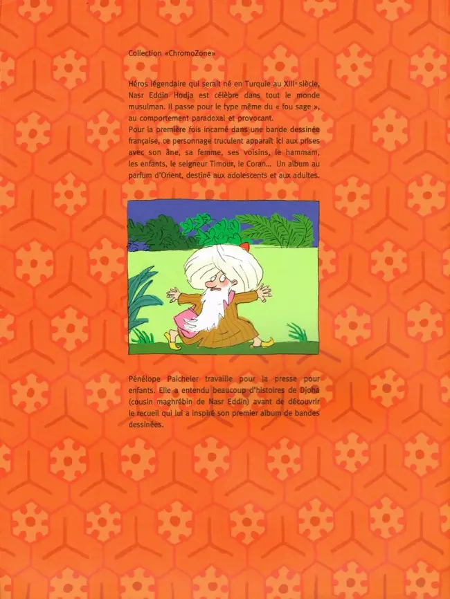 Verso de l'album Les fabuleuses aventures de Nasr Eddin Hodja