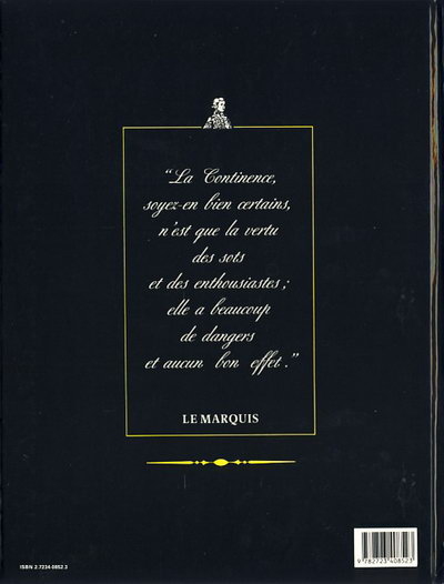 Verso de l'album François Villon Une vie dissolue