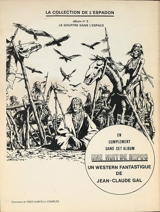 Verso de l'album Garth Tome 2 Le gouffre dans l'espace
