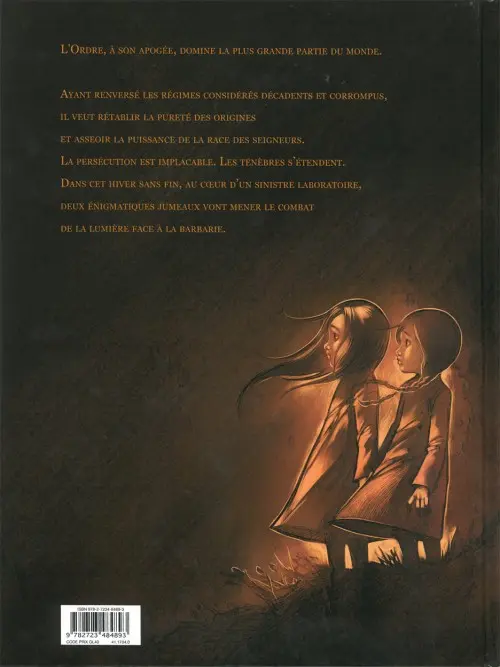 Verso de l'album Geminis Panico Tome 1