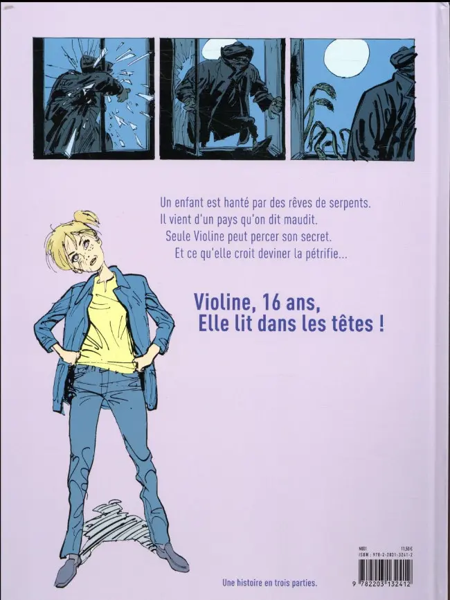 Verso de l'album Le 3e Œil Tome 1 Le sommeil empoisonné