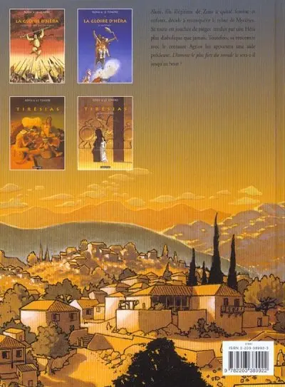 Verso de l'album La Gloire d'Héra Tome 2 À Mycènes !