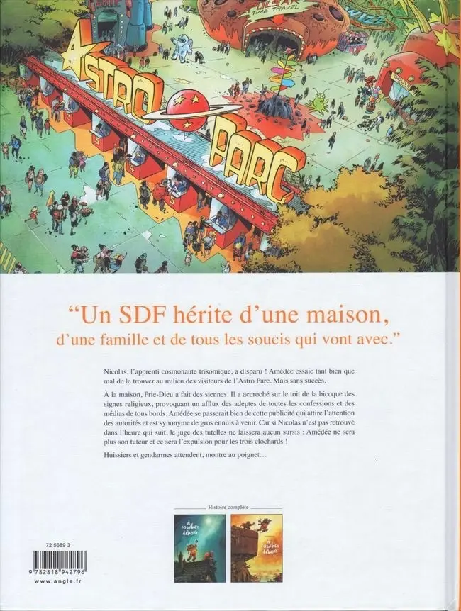 Verso de l'album À coucher dehors Tome 2